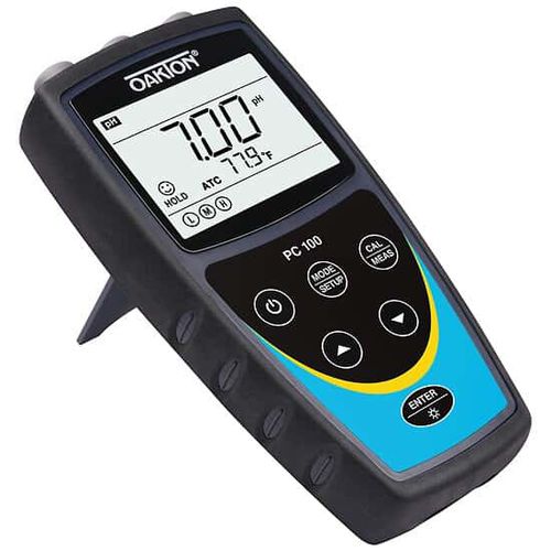 Aparato de medición temperatura - PC 100 - OAKTON - de pH / de conductividad / digital