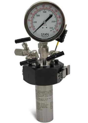 Depósito de metal - Series 4790 Pressure Vessel Systems, 25-100 mL - Parr Instrument Company - de alta presión / vertical