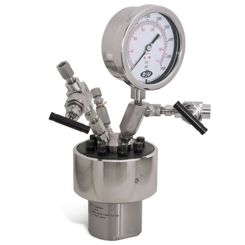 Cuba de metal - Series 4650 High Pressure/High Temperature Vessels, 250-1000 - Parr Instrument Company - de laboratorio / de alta presión / vertical