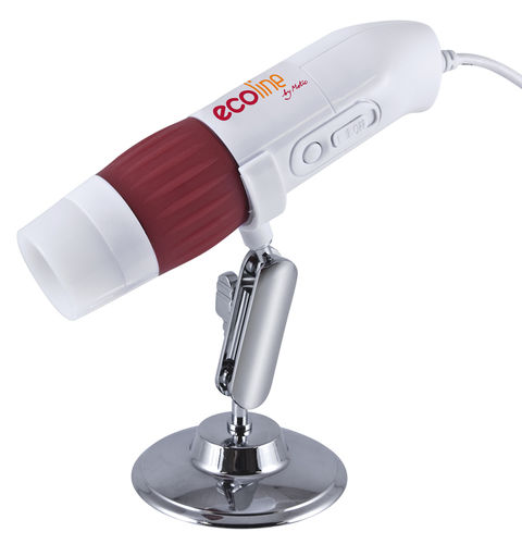Microscopio optodigital - D-EL1 - Motic - educativo / con cámara digital / de tratamiento de imágenes