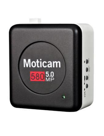 Cámara para microscopio - Moticam 580 - Motic - de vigilancia / monocroma / CMOS