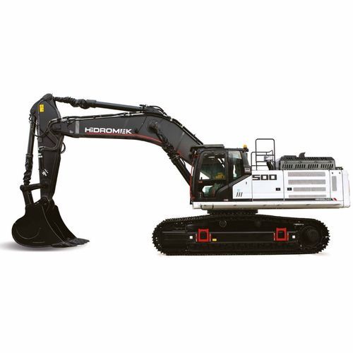 Excavadora de grandes dimensiones - HMK 500 LCHD - HIDROMEK co. - con orugas / diésel / para minas y canteras