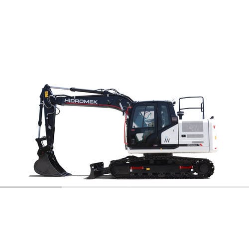 Excavadora intermedia - HMK 140 LC - HIDROMEK co. - con orugas / Tier 4 final / para obra de construcción