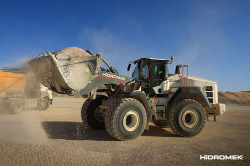 Cargadora de ruedas - HMK 640 WL - HIDROMEK co. - de bajo consumo de combustible / ergonómica