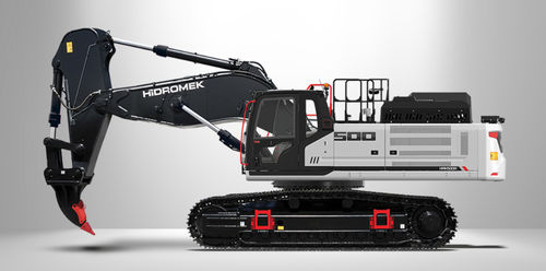 Excavadora intermedia - HMK 500 R - HIDROMEK co. - de grandes dimensiones / con orugas / diésel