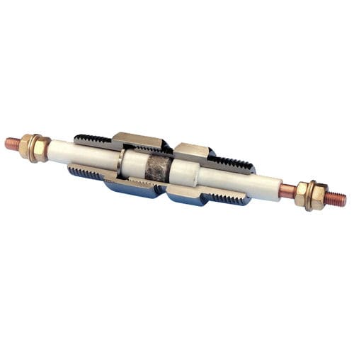 Pasamuros para electrodo - EG - Thermal Detection - de una sola pasada / aislado / para trabajos eléctricos