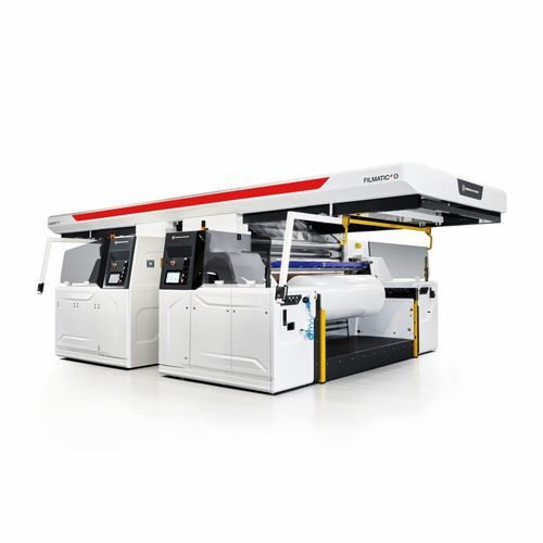 Enrolladora de film - FILMATIC II O  - WINDMÖLLER & HÖLSCHER - de tubos / automática / para líneas de extrusión de película soplada