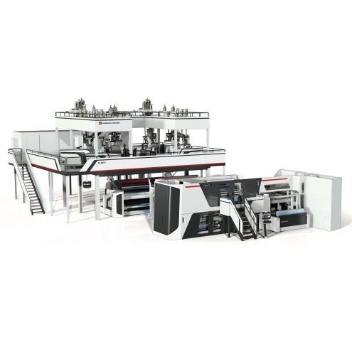 Línea de extrusión de película plana - FILMEX II STRETCH - WINDMÖLLER & HÖLSCHER - para termoplásticos