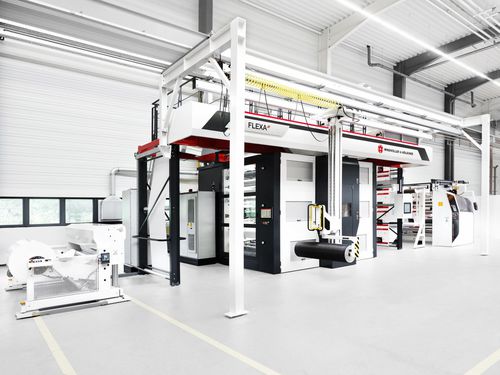 Prensa flexográfica stack - FLEXA II - WINDMÖLLER & HÖLSCHER - de 8 colores / de 4 colores / de 3 colores