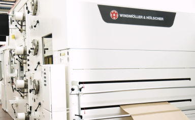 Formadora con rodillos - AM 8715 DP - WINDMÖLLER & HÖLSCHER - de tubos / para papel / controlada por PLC