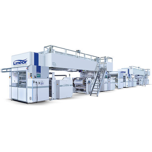 Máquina de laminado de rodillo a rodillo - Triplex Combi Linear - NORDMECCANICA