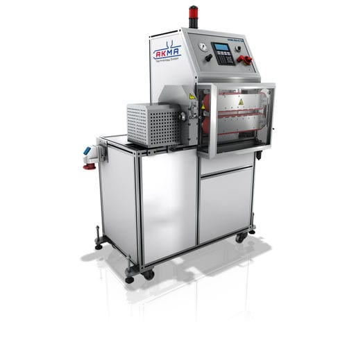 Arrastre de cinta de orugas para lineas de extrusión para perfiles - AKMA Maschinen- und Anlagenbau