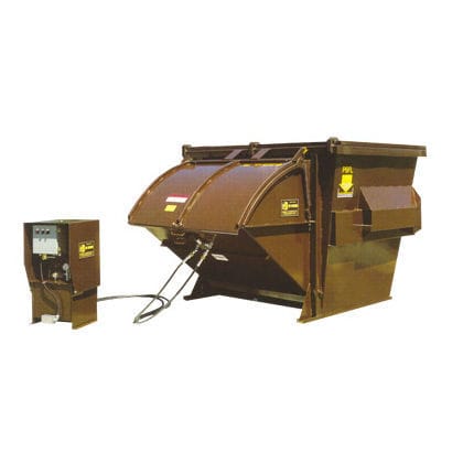 Compactador de basura mezclado - P6FL - Harmony Europe - estacionario / carga frontal