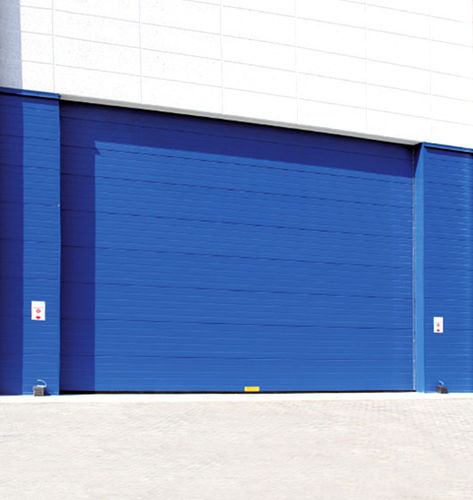 Puerta seccional - Campisa - de metal / industrial / para exteriores