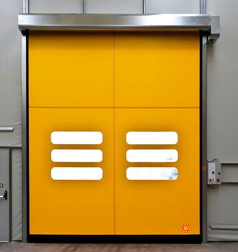 Puerta enrollable - DOMINO SMART - Campisa - de PVC / de acero galvanizado / para interior