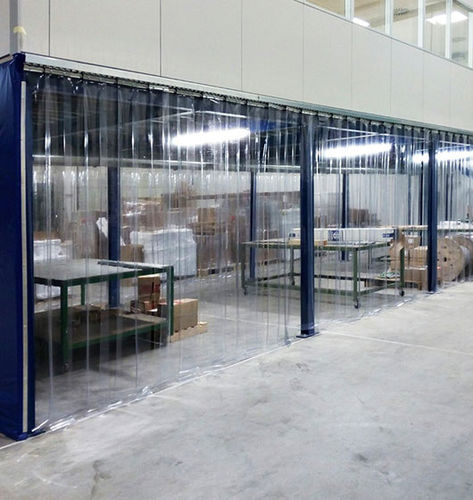 Puerta corredera - LINEAR - Campisa - de acero / de acero galvanizado / de PVC