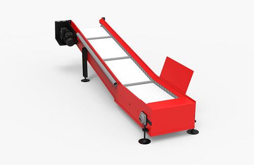 Cinta transportadora de placas - JÖST - flexible / de acero inoxidable / de acero