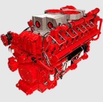Motor diésel - QSK95-M - Cummins Inc. - de 16 cilindros / turbo / marino