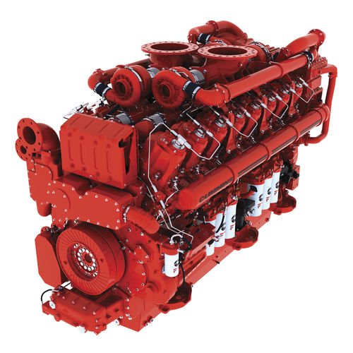 Motor diésel - QSK95 - Cummins Inc. - de 16 cilindros / turbo / para aplicaciones mineras