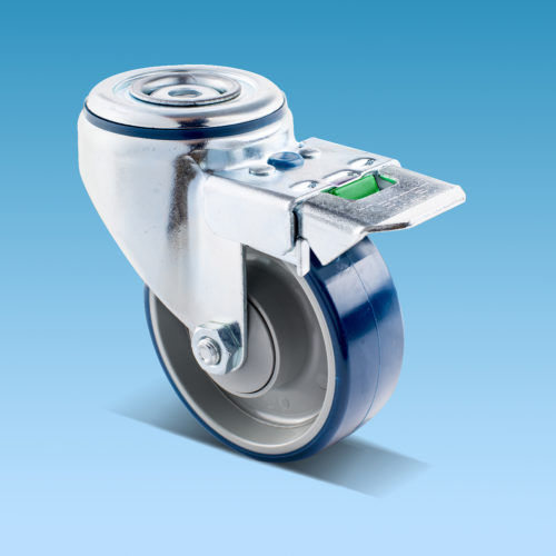 Ruedecilla giratoria - LK series - Manner - con platino giratorio / barnizada con poliuretano / de acero