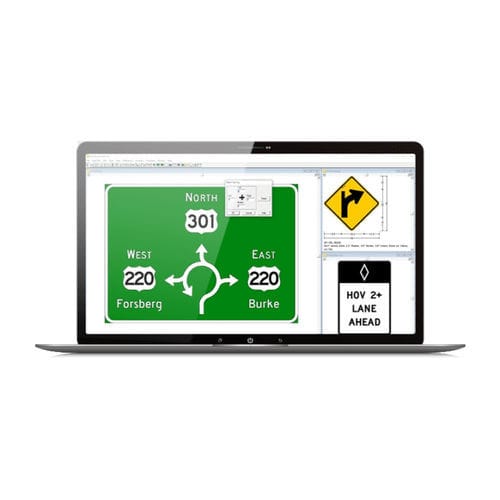 Software de CAD - OpenRoads SignCAD - Bentley Systems Europe B.V. - de corte / MES