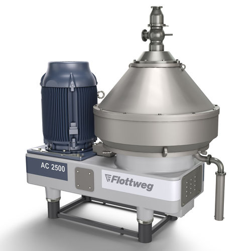 Separador de líquidos - AC2500 - Flottweg SE - 2 fases / para la industria agroalimentaria / para la industria química