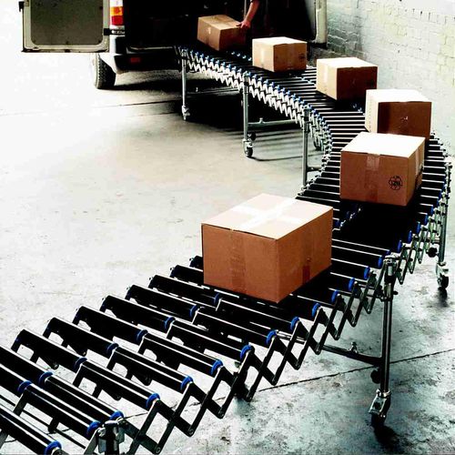 Transportador de rodillos - ERIMEC MANUTENTION - horizontal / curvo / de transporte