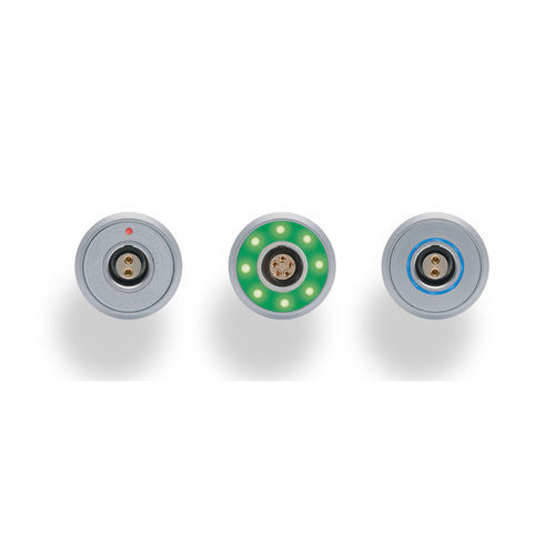 Conector con LED - HALO - LEMO - de datos / circular / en T