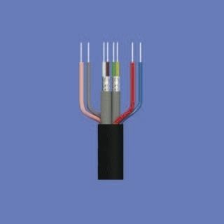 Cable eléctrico audio/vídeo - 335 Series - LEMO - híbrido / coaxial / LEMO