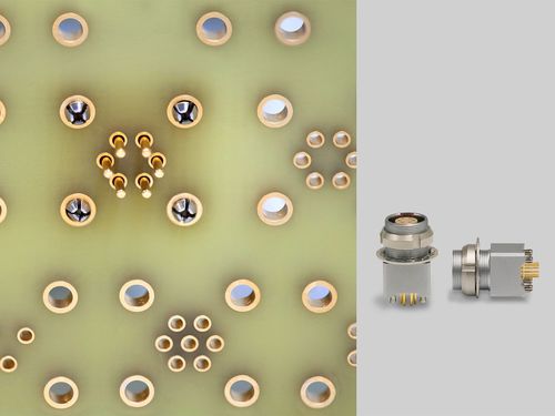 Conector de alimentación eléctrica - LEMO - PCB / de extensión-retracción / press fit