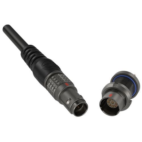 Conector de extensión-retracción - D Series - LEMO - de datos / PCB / moldeado sobre pieza modelo