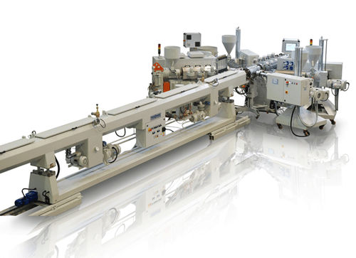 Línea de extrusión multicapas - DN 32 - 800 - Tecnomatic - de tubos / para PP