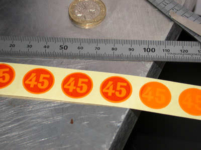 Indicador de temperatura - ThermoDot®, ThermoStrip® - Spirig Ernest - etiqueta / de lectura directa / reversible