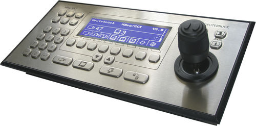 Teclado empotrable - MBeg/GCT-3X-LAN - GEUTEBRÜCK - de tecla mecánica / con joystick / industrial
