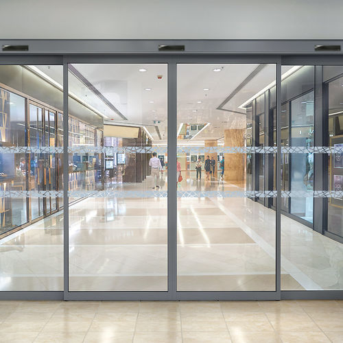 Puerta corredera - PORTALP - de vidrio / para interior