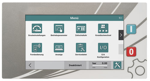 Unidad electrónica de control - RENNERtronic Plus Touch - RENNER Kompressoren