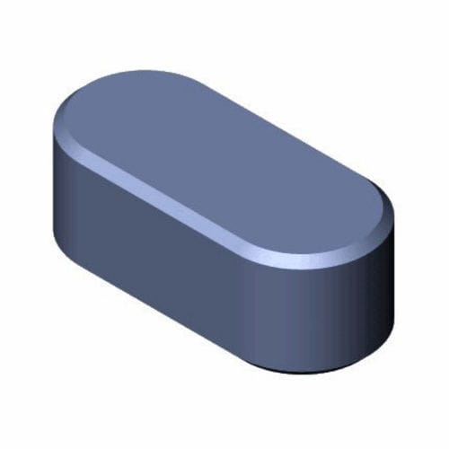 Chaveta de acero inoxidable - Form A series - Chiavette Unificate S.p.A. - DIN 6885 A