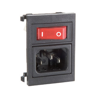 Conector de alimentación eléctrica - BZ030 series - OMEGA FUSIBILI - rectangular / bipolar / unipolar