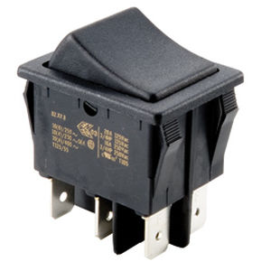 Interruptor basculante - I47 series - OMEGA FUSIBILI - bipolar / IP40 / con luz