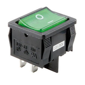 Interruptor basculante - KB03348 series - OMEGA FUSIBILI - bipolar / on/off / de nailon