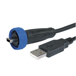 Conector de datos - PX044 series  - OMEGA FUSIBILI - USB / de PVC / IP68