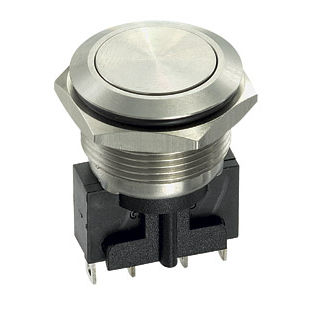 Botón pulsador de muelle - MP0031 series - OMEGA FUSIBILI - antivandalismo / IP66 / de acero inoxidable