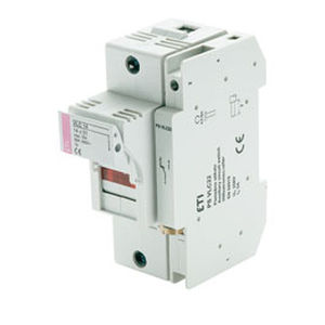 Portafusible cilíndrico - Q15 series - OMEGA FUSIBILI - en riel DIN / IEC