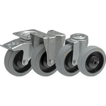 Ruedecilla giratoria - PC - Colson  Europe - fija / con vástago / con platino giratorio