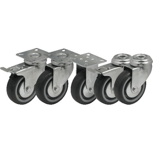 Ruedecilla giratoria - PE series - Colson  Europe - con platino giratorio / para carga ligera / de polipropileno