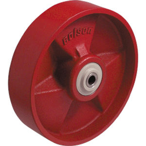 Rueda con neumático - CN / CP series - Colson  Europe - monobloque / de caucho / de hierro fundido