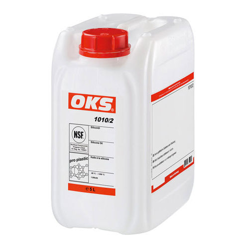 Aceite de lubricación - 1010/2  - OKS Spezialschmierstoffe GmbH - de silicona / para material plástico / para la industria textil