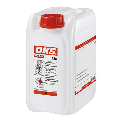 Aceite de lubricación - 350  - OKS Spezialschmierstoffe GmbH - sintético / de bisulfuro de molibdeno / para cadena
