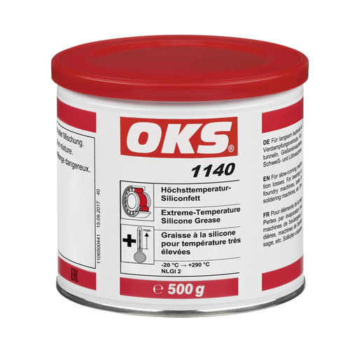Grasa de lubricación - 1140 - OKS Spezialschmierstoffe GmbH - de silicona / para rodamiento / para cadena