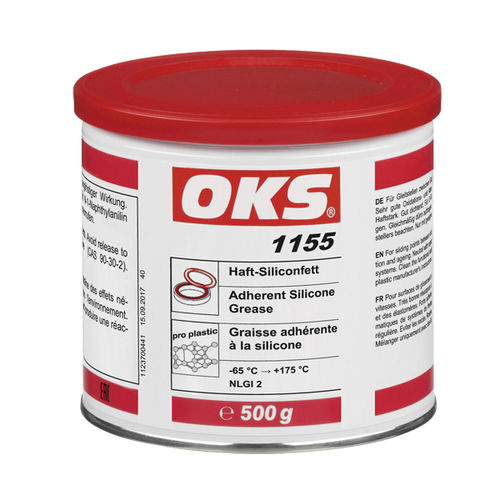 Grasa de lubricación - 1155  - OKS Spezialschmierstoffe GmbH - de silicona / para la industria química / para máquina herramienta